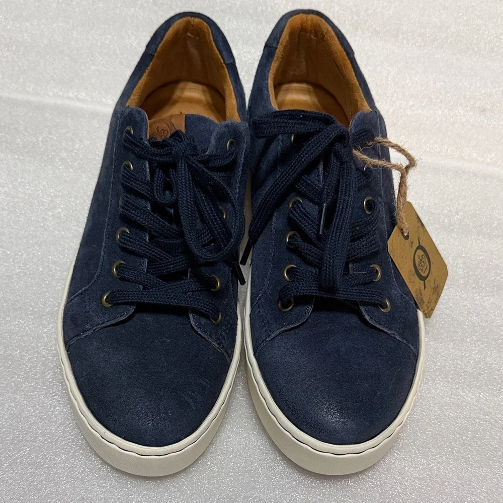 Born Mira Leather Suede Platform Sneakers 8.5 NWT